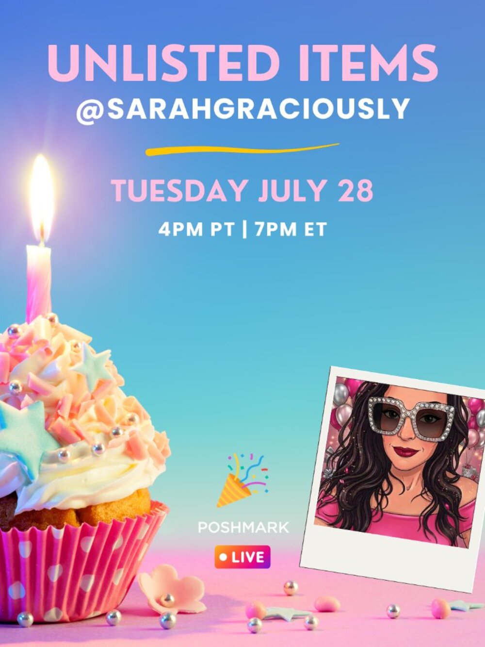 🎂 Unlisted for July 28 Birthday Eve Posh Live Show! 🎂